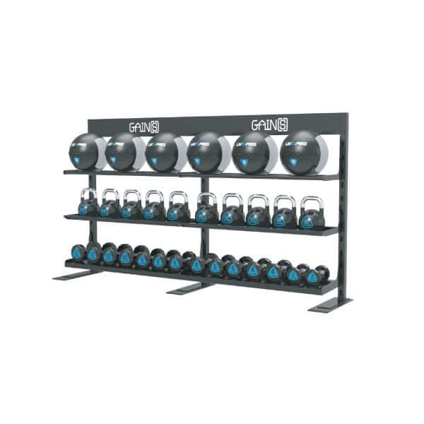 LIVE PRO Double Simple Storage Rack - Devine Fitness Equipment