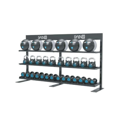 LIVE PRO Double Simple Storage Rack - Devine Fitness Equipment