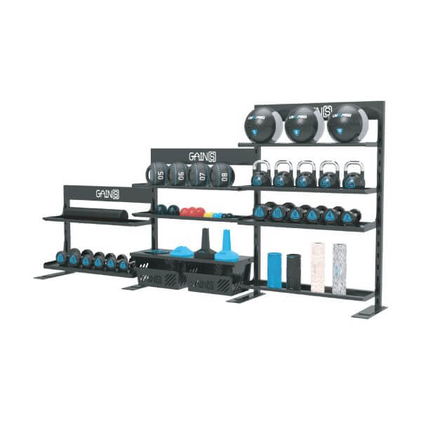 LIVE PRO Triple Simple Storage Rack - Devine Fitness Equipment