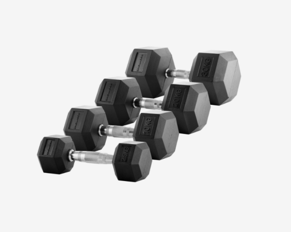 BODYTONE Hex dumbbells Set 2.5kg – 30kg - Devine Fitness Equipment