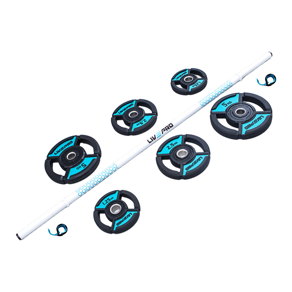 LIVE PRO Urethane Barbell Set