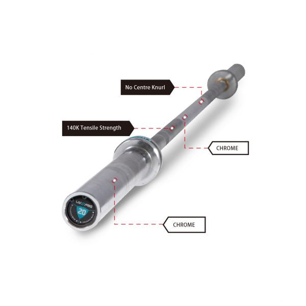 LIVE PRO Performance Weightlifting Bar - Devine Fitness Equipment