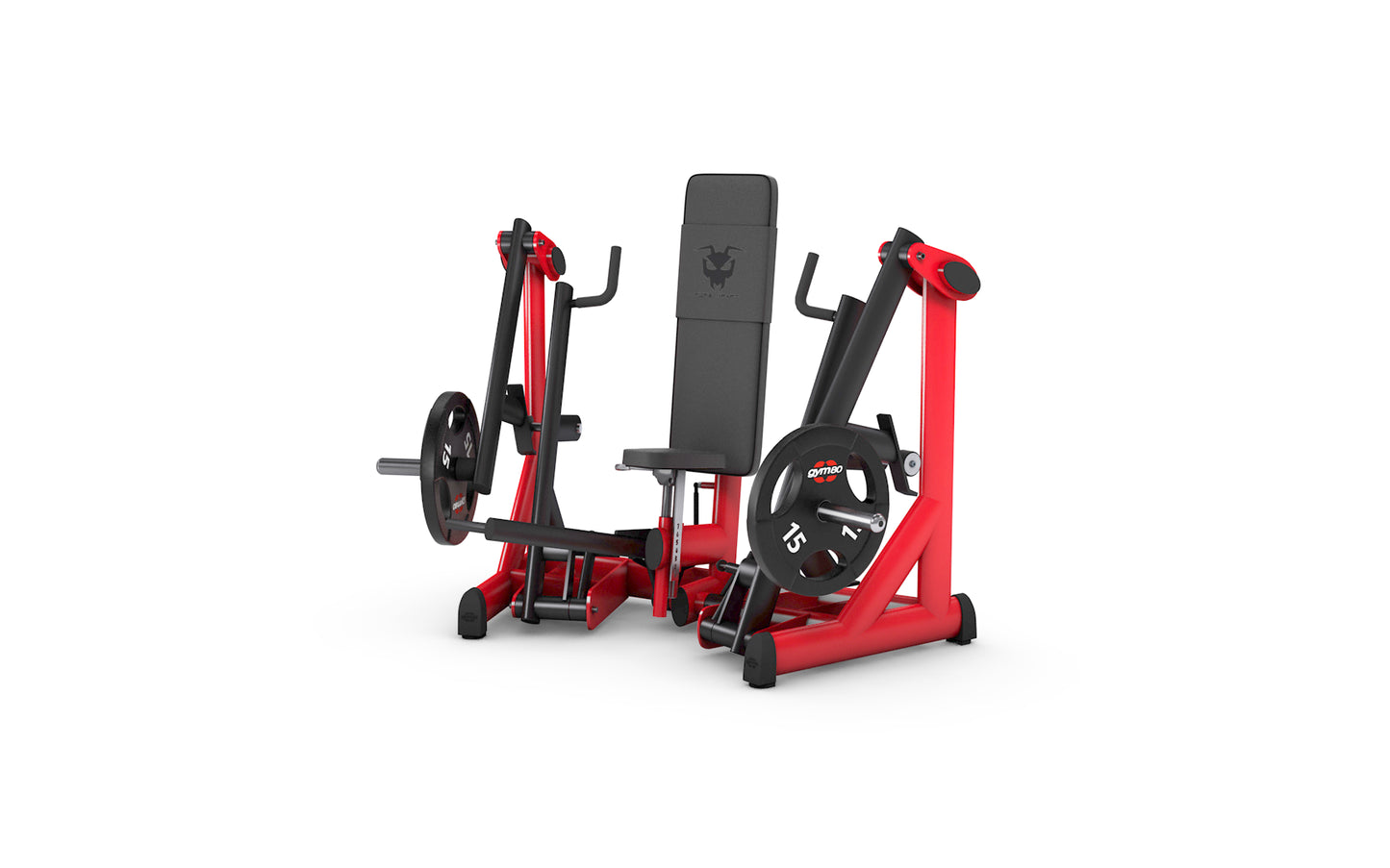 GYM80 4328 PURE KRAFT SEATED CHEST PRESS DUAL - Devine Fitness Equipment
