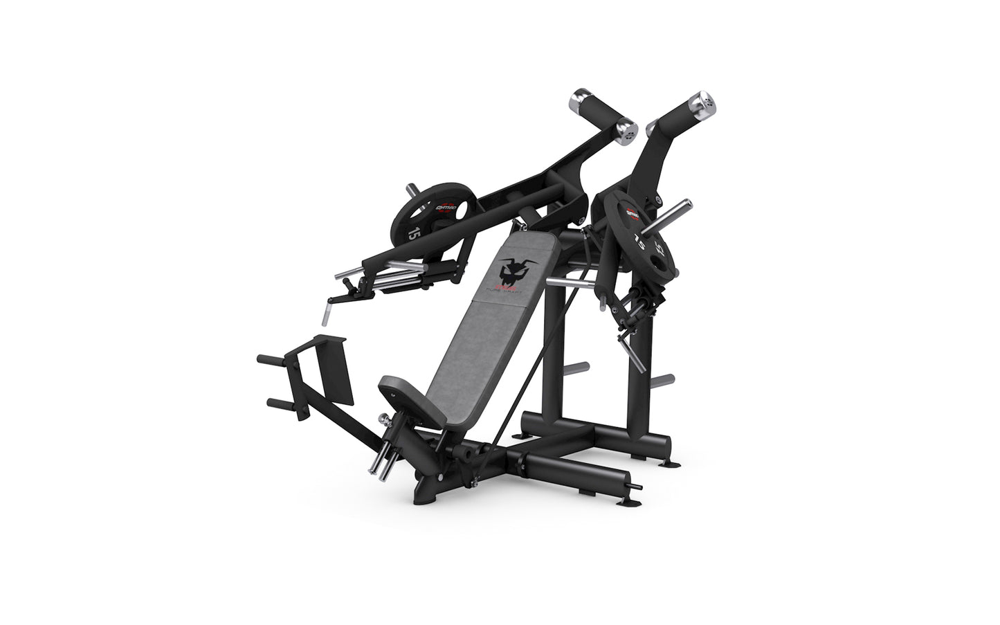 GYM80 4365 Pure Kraft-Strong Incline Chest Press Dual - Devine Fitness Equipment