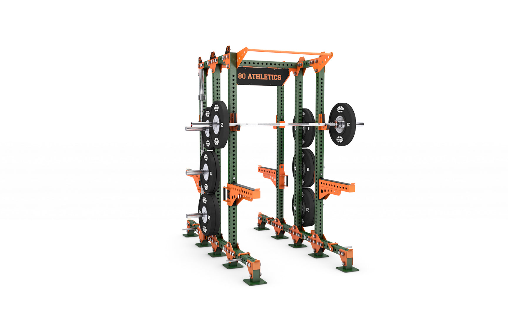 GYM80 Half Rack Back2Back - Devine Fitness Equipment