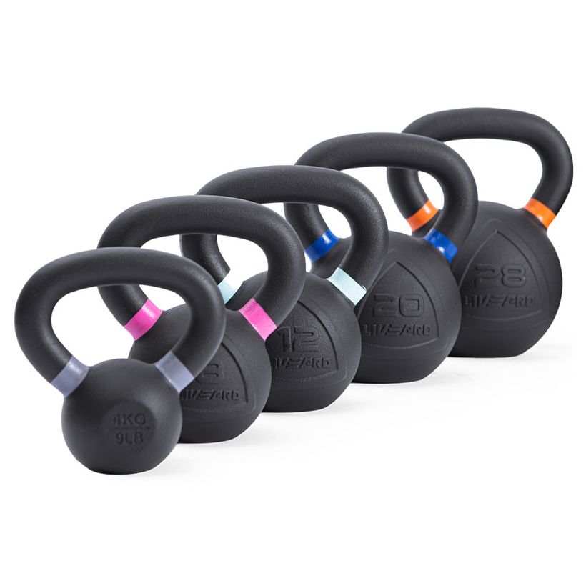 LIVE PRO 8049 Solid Cast Iron Kettlebell 8kg