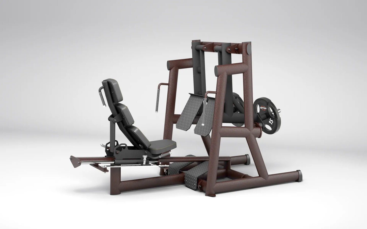 GYM80 4314 PURE KRAFT SEATED LEG PRESS DUAL - Devine Fitness Equipment
