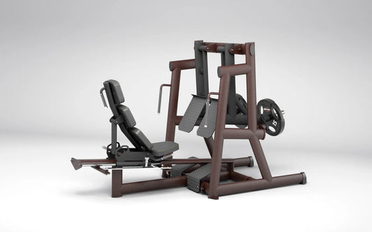 GYM80 4314 PURE KRAFT SEATED LEG PRESS DUAL - Devine Fitness Equipment