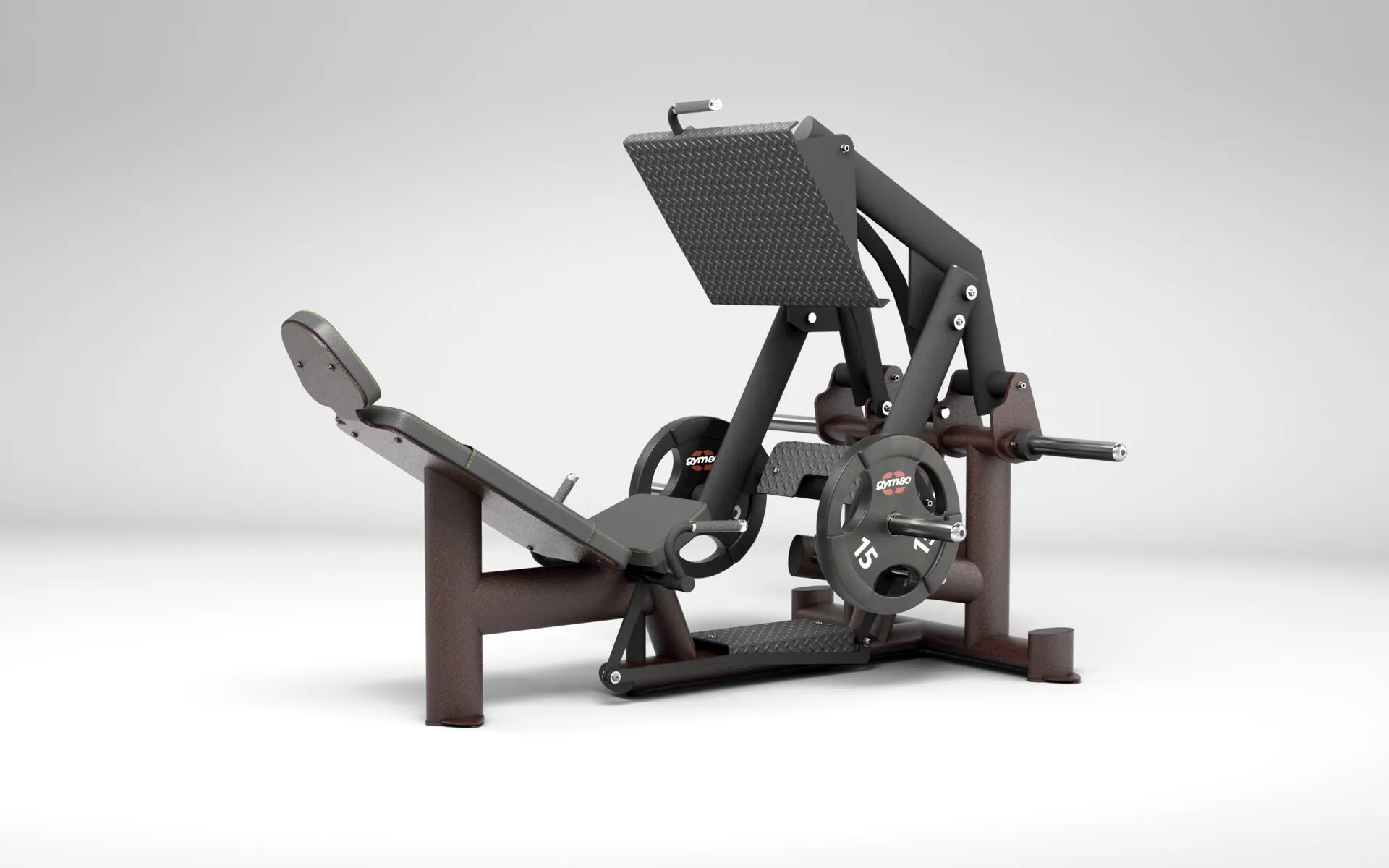 GYM80 4324 PURE KRAFT 45 DEGREES PIVOT LEG PRESS - Devine Fitness Equipment