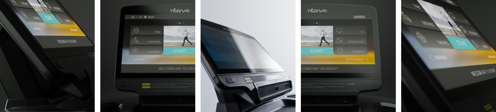 INTENZA Treadmill 550 Ti2+ - Devine Fitness Equipment