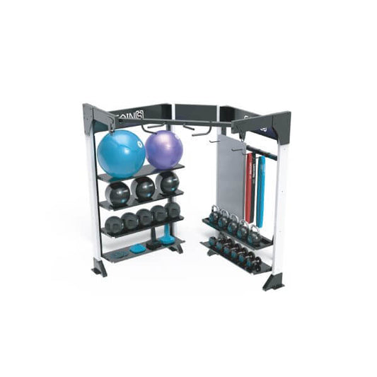 LIVE PRO DOUBLE CORNER SUSPENSION STORAGE RACK