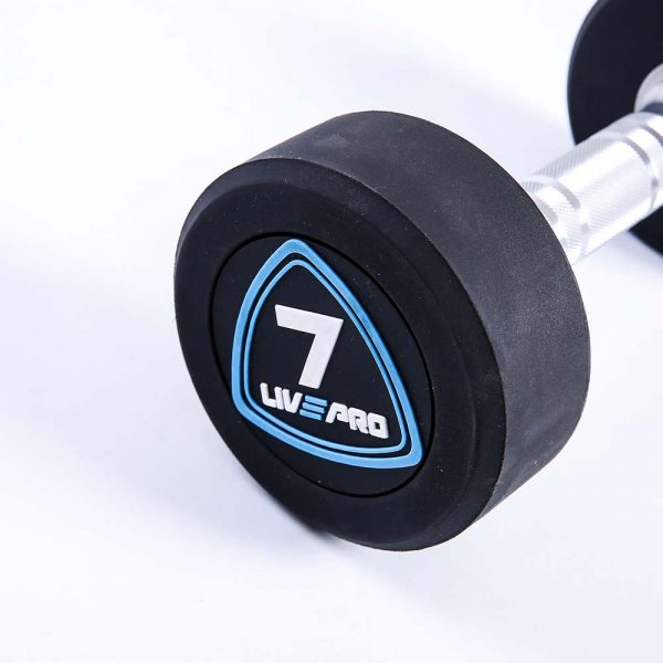 Live Pro Urethane  Studio Dumbbells Set 1- 10kg 10 pairs - Devine Fitness Equipment