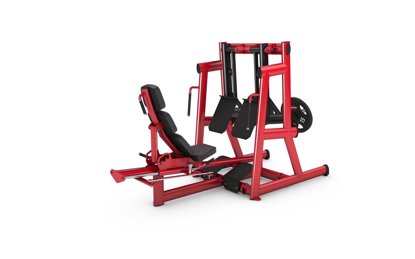 GYM80 4314 PURE KRAFT SEATED LEG PRESS DUAL - Devine Fitness Equipment