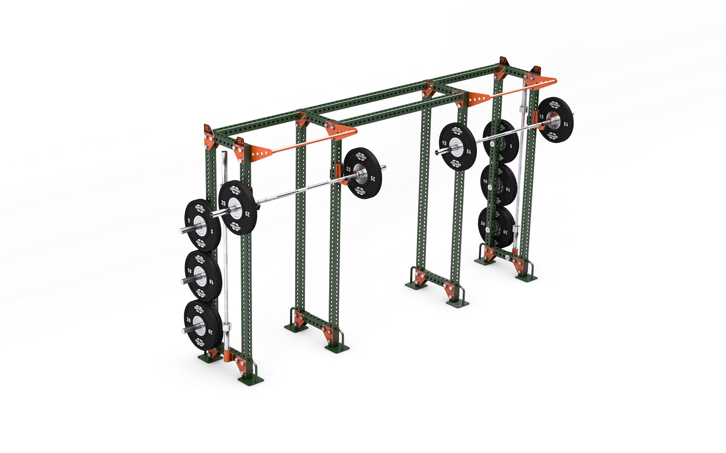 GYM80 Narrow Rack Double - Devine Fitness Equipment