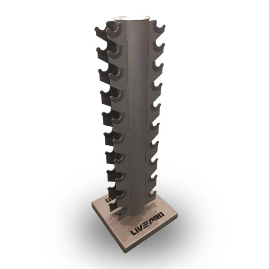 Studio Urethane  Dumbbell 1-10kg 10 pairs with Tower - Devine Fitness Equipment